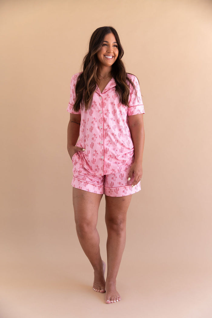 CACTUS PALM | WOMEN'S SHORT SLEEVE SHORTS SET