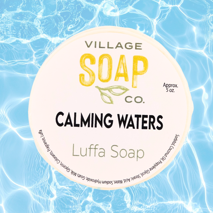 Calming Waters Luffa Soap