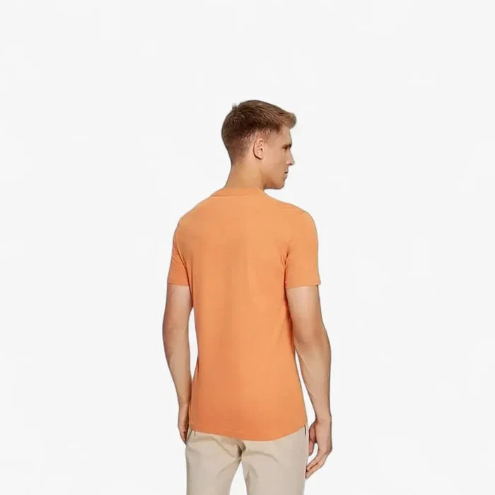 Calvin Klein Mens Institutional Logo Short Sleeve Tee Burnt Orange | Calvin Klein