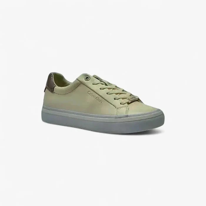 Calvin Klein Womens #Ck Vulc Lace Up Sneaker White Violet | Calvin Klein