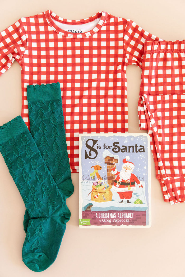CANDY CANE GINGHAM | LONG SLEEVE