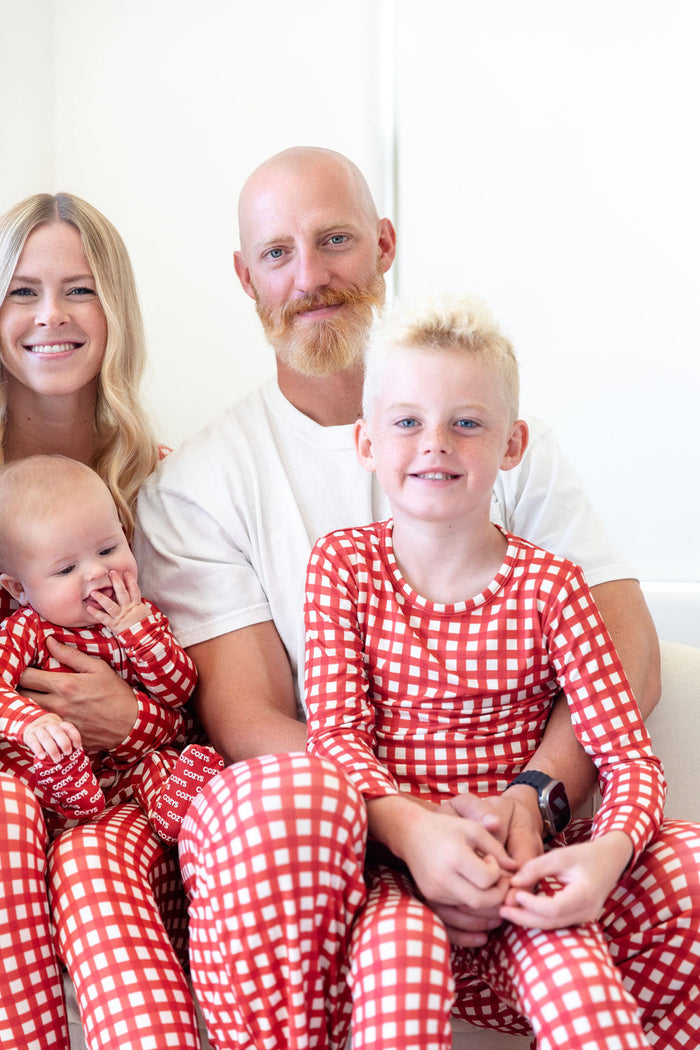 CANDY CANE GINGHAM | LONG SLEEVE