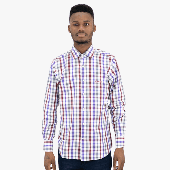 Carducci Mens Cannavaro Formal Long Sleeve Shirt Carducci