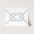 Carrick Bend Knot Illustration - Jetty Home