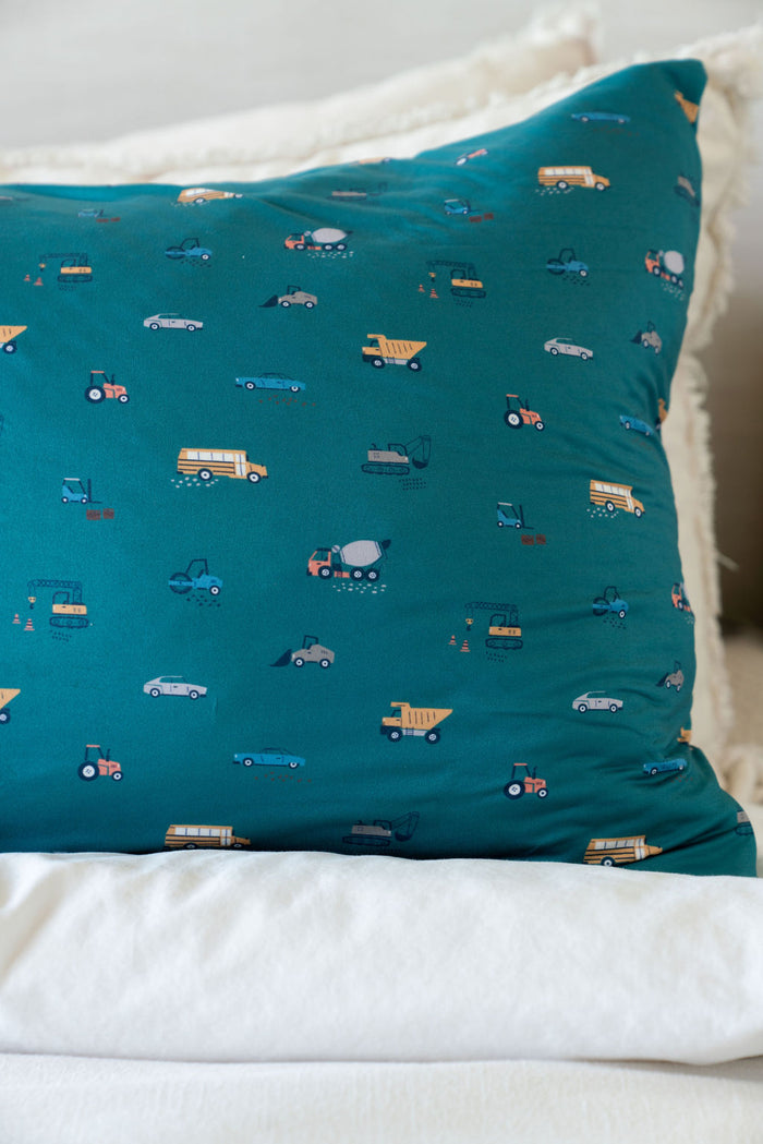 CARS + TRACTORS | PILLOW CASE