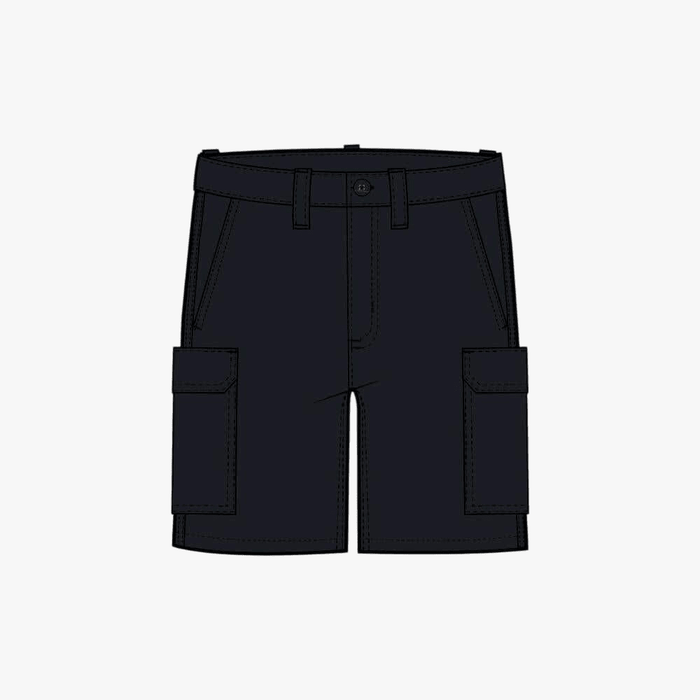 Caterpillar Mens Cargo Shorts Pitch Black | Caterpillar