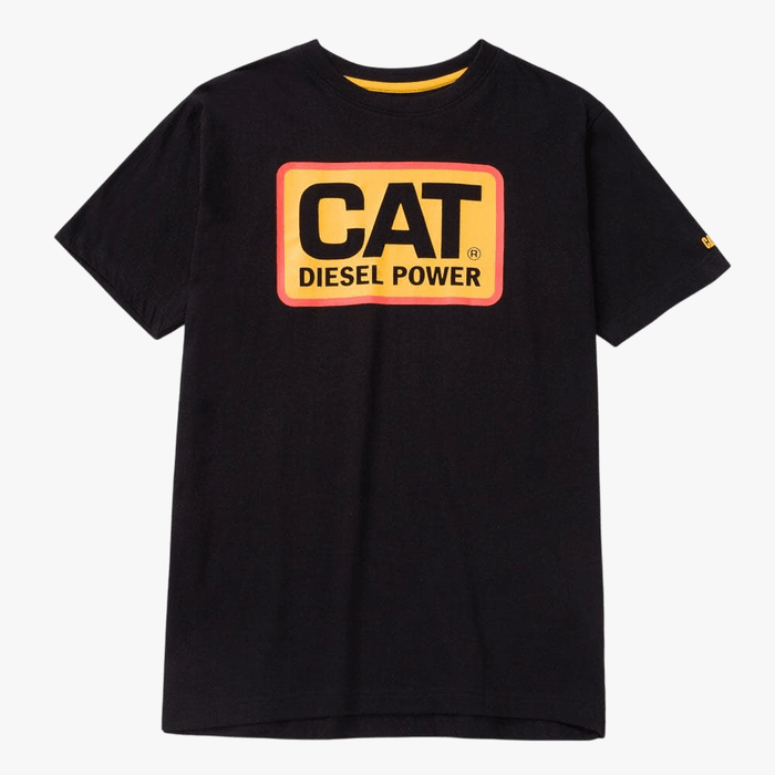 Caterpillar Mens Diesel Power Short Sleeve Tee Black | Caterpillar