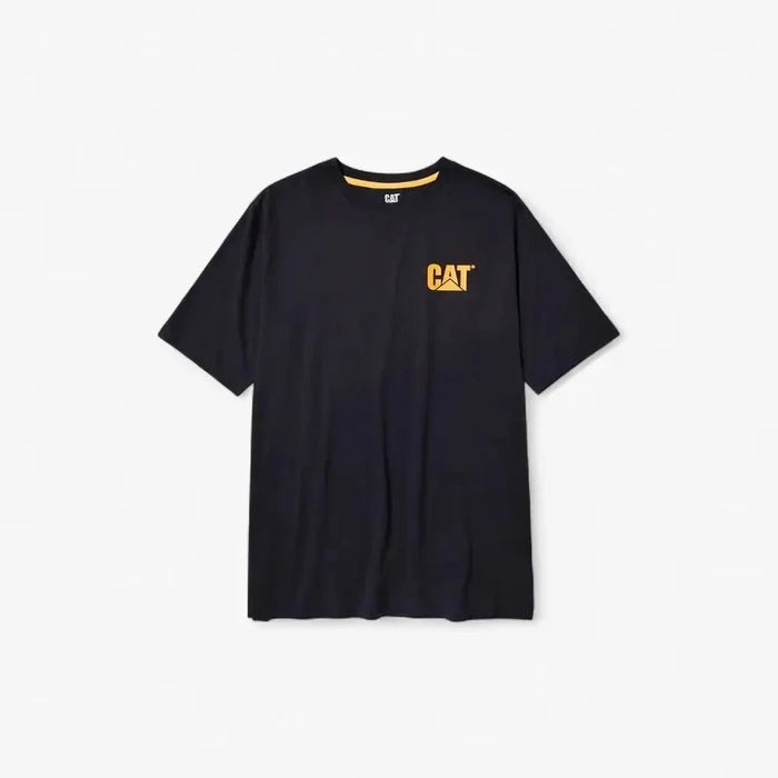 Caterpillar Mens Graphic Short Sleeve Tee Black | Caterpillar