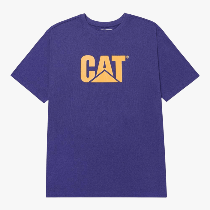 Caterpillar Mens Logo Short Sleeve Tee Future Yellow | Caterpillar