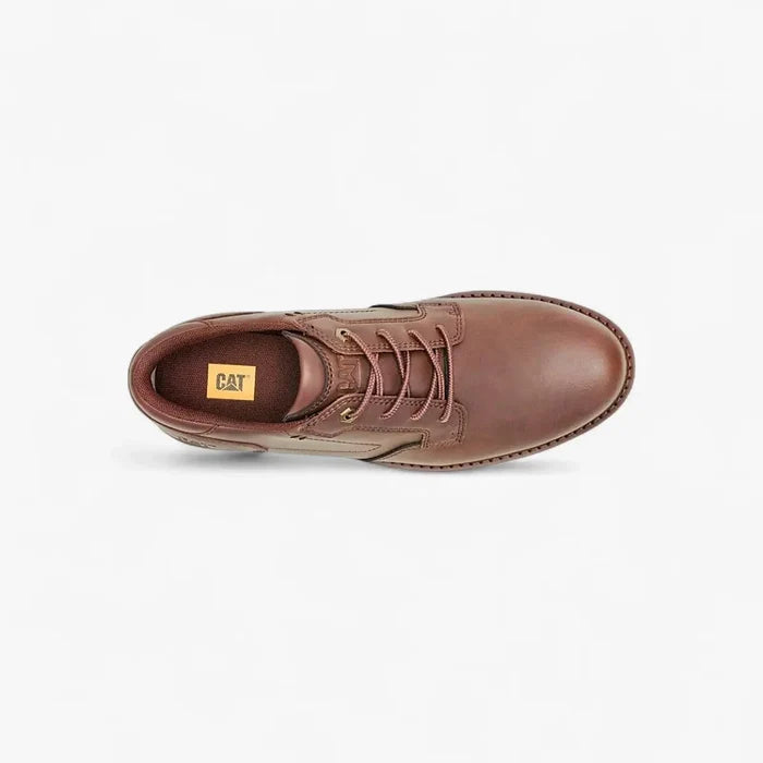 Caterpillar Mens Staten Lo Shoe Dark Brown | Caterpillar