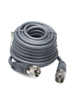 CB Antenna Kit - Skipshooter 7' Black Single Antenna RG8X Coax & Bracket Combo - CB Radio Supply