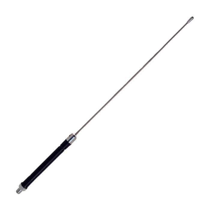 CB Radio Antenna - Everhardt C28-0 67 Inch Black Base Load CB Antenna w/ Stainless Steel Whip - CB Radio Supply