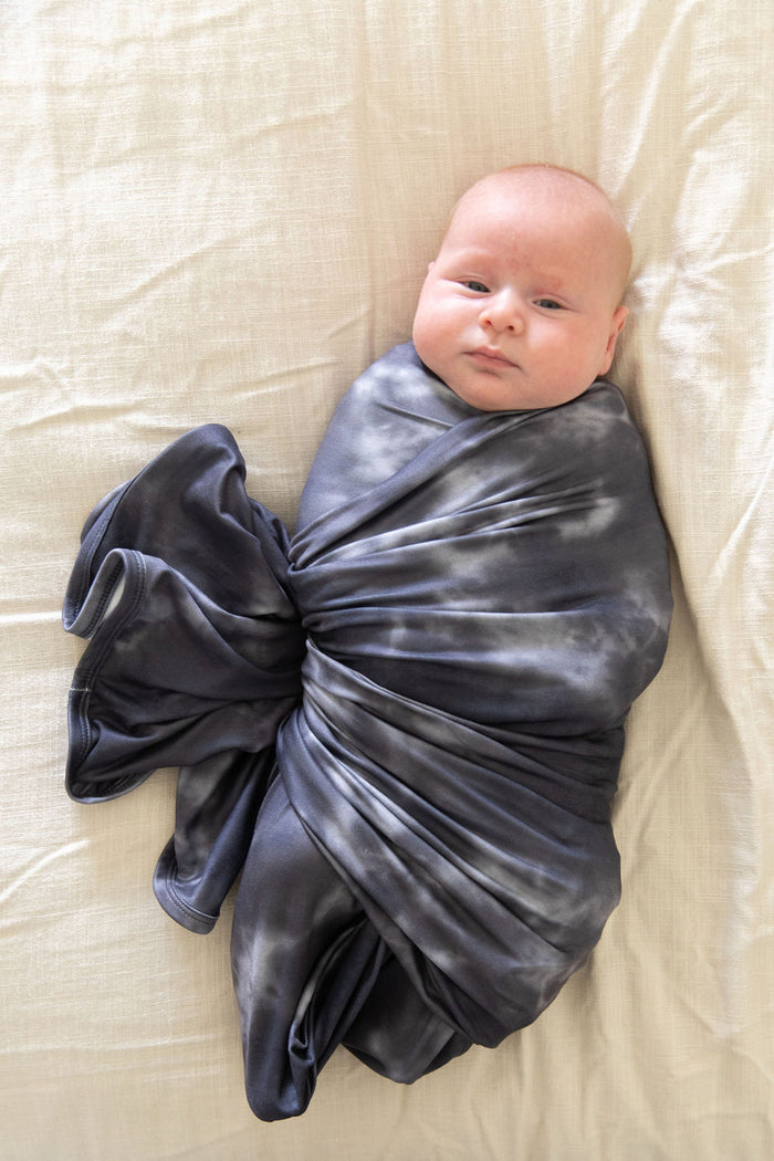 CHARCOAL TIE DYE | SWADDLE