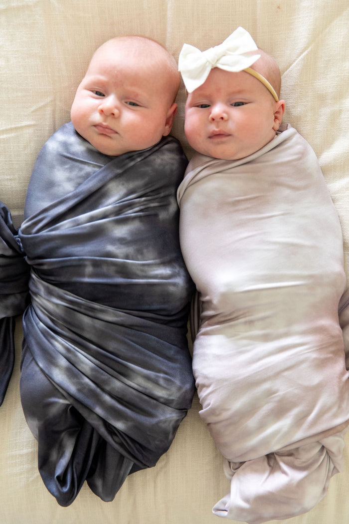 CHARCOAL TIE DYE | SWADDLE