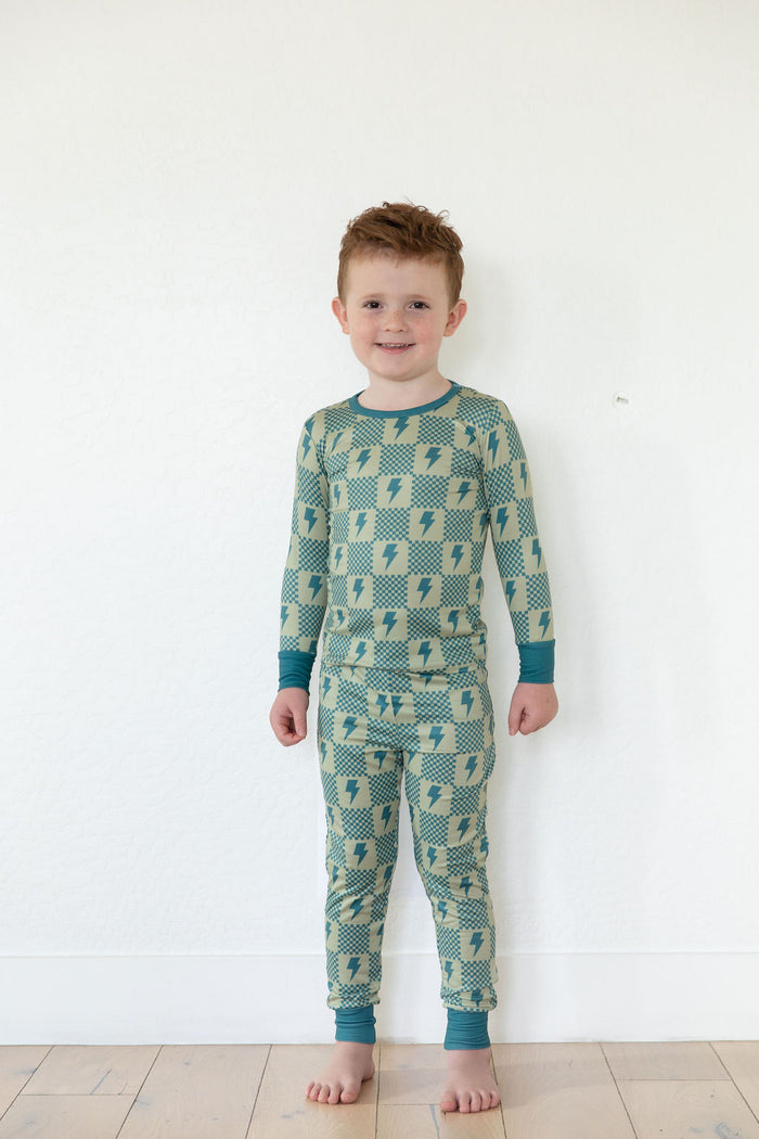 CHECKER LIGHTNING BOLTS | LONG SLEEVE