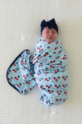 CHERRY STRIPES | SWADDLE