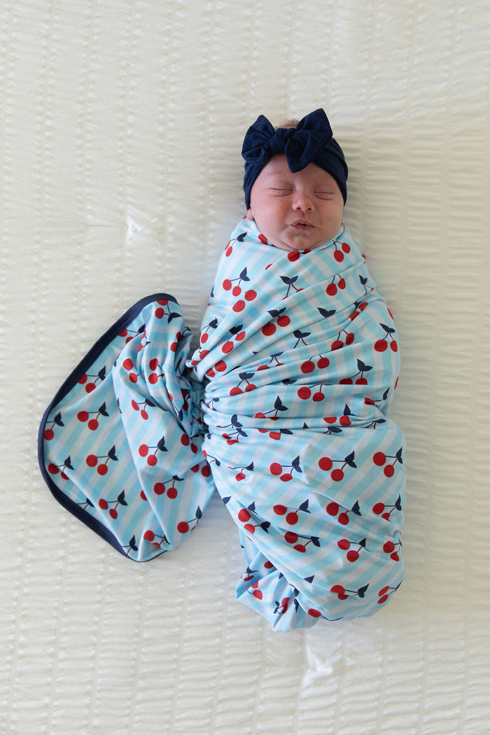 CHERRY STRIPES | SWADDLE