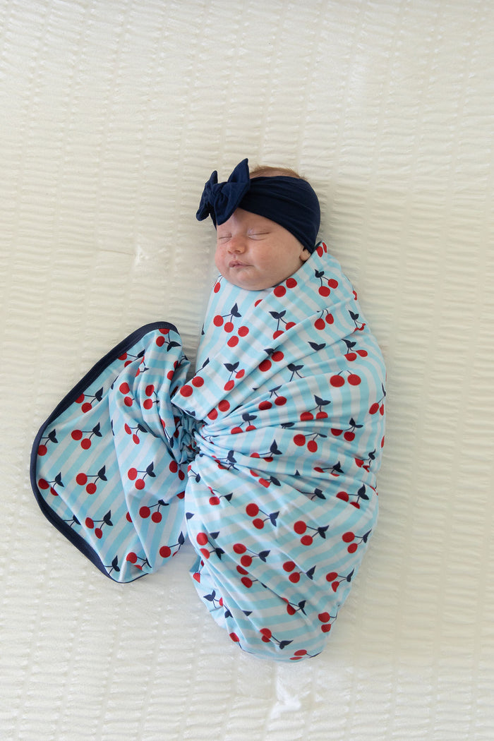 CHERRY STRIPES | SWADDLE