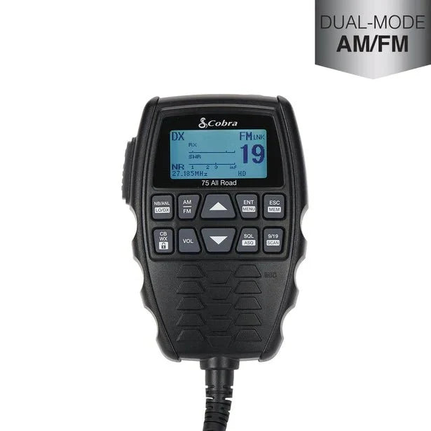 Cobra CB Radio - COBRA 75 ALL ROAD AM/FM CB RADIO All New for 2023 - CB Radio Supply