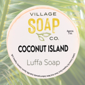 Coconut Island Luffa Soap