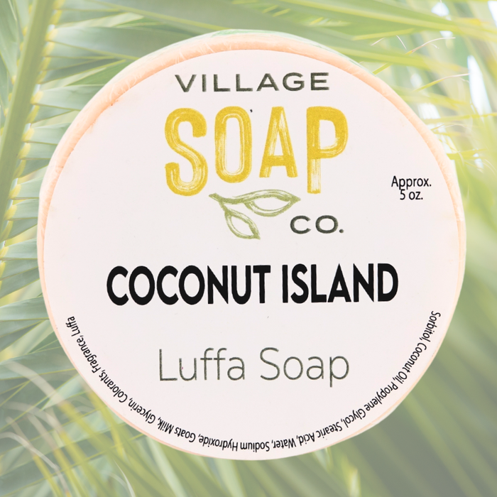 Coconut Island Luffa Soap