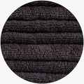 Colibri Galleon Bath Towel Charcoal, showing the soft, folded terry cloth texture in a close-up view.