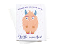 Congrats on Your New Little Monster Greeting Card - Onderkast Studio