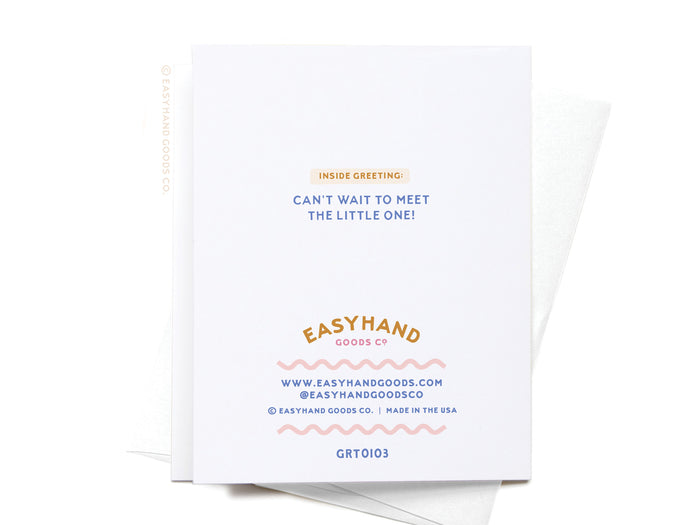 Congrats Teddy Bear Greeting Card - Onderkast Studio