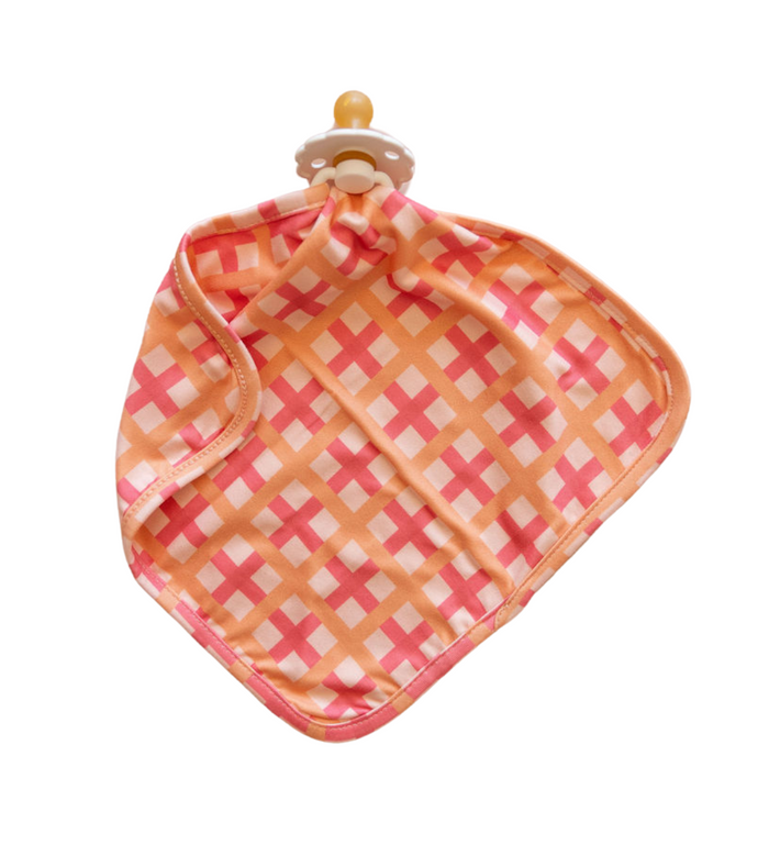 CORAL + ORANGE GINGHAM | LOVIE