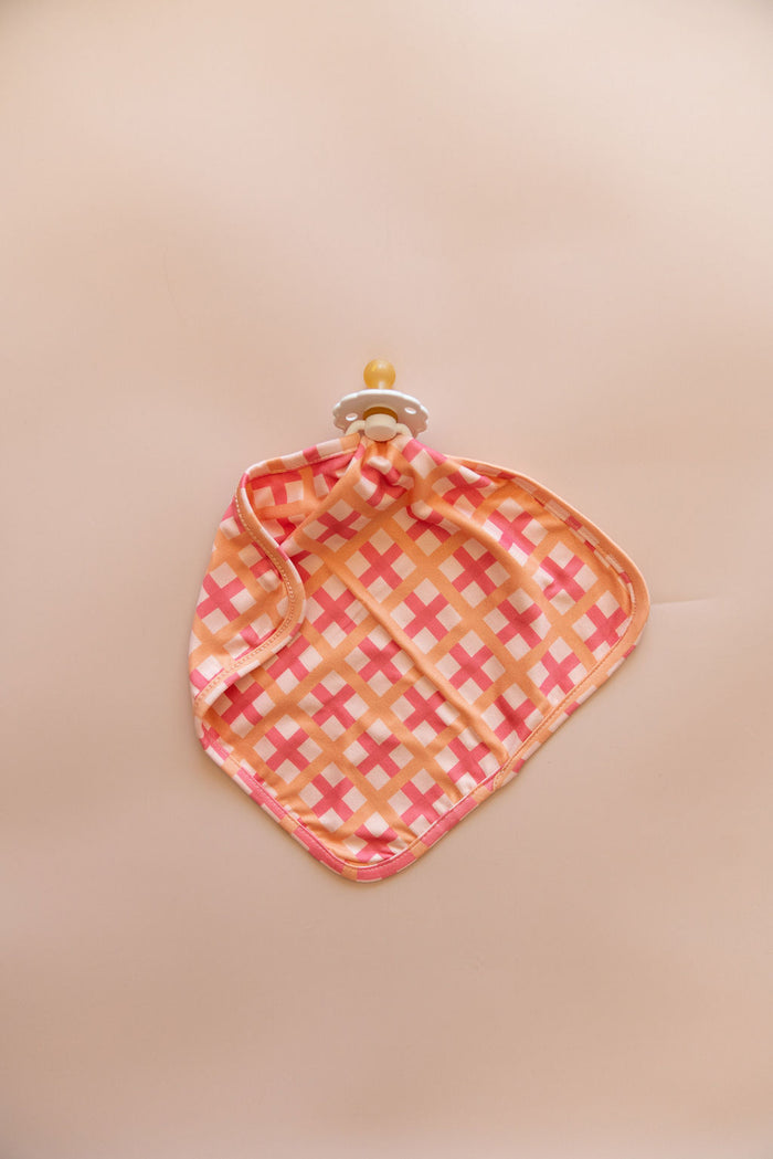 CORAL + ORANGE GINGHAM | LOVIE