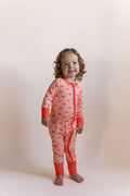 CORAL SUNSHINE | ZIPPER ONE PIECE