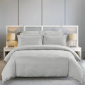 Cotton Co Opulence Sophia Super King 300 Thread Count Duvet Cover Set Cream Cotton Co