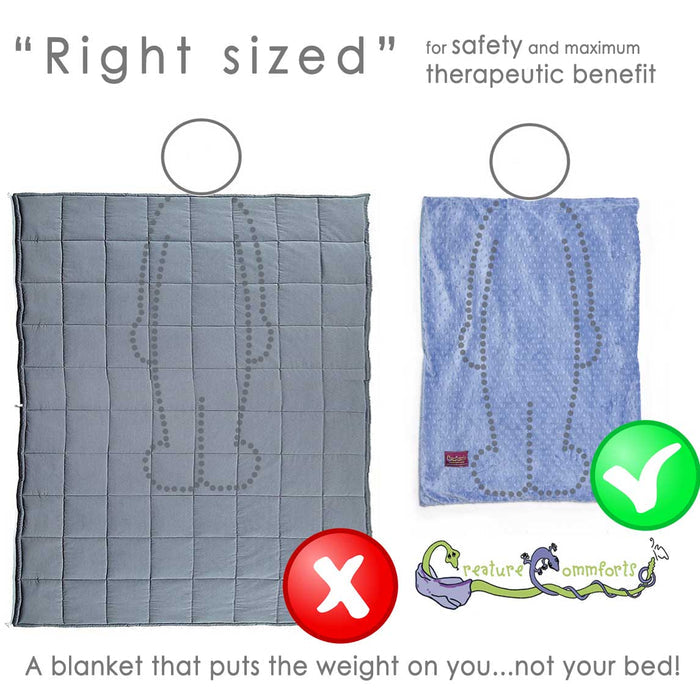 Creature Commforts 8 lb Weighted Blanket with Removable Cover
