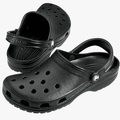 Crocs Unisex Classic Clog Black Crocs