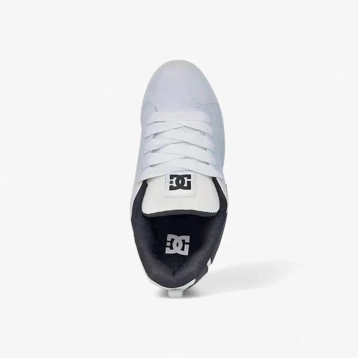 Dc Mens Court Graffik Sneaker White Black Black | DC