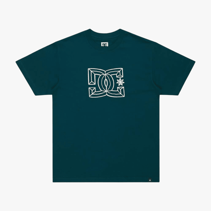 Dc Mens Outline Star Short Sleeve Tee Deep Teal | DC