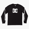 Dc Mens Star Long Sleeve Tee Black Dc