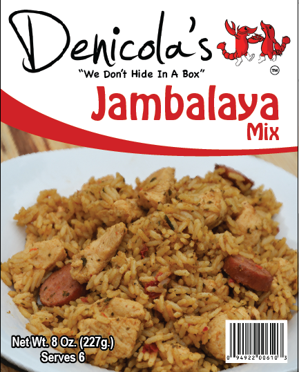 NolaCajun Denicola's Jambalaya Mix classic New Orleans jambalaya rice and seasoning mix