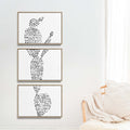 Desert Prickly Pear, No. 1 - Set of 3 - Jetty Home