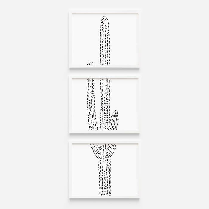 Desert Saguaro Cactus, No. 1 - Set of 3 - Jetty Home