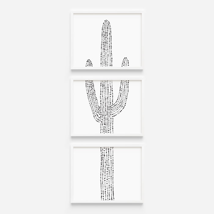 Desert Saguaro Cactus, No. 3 - Set of 3 - Jetty Home