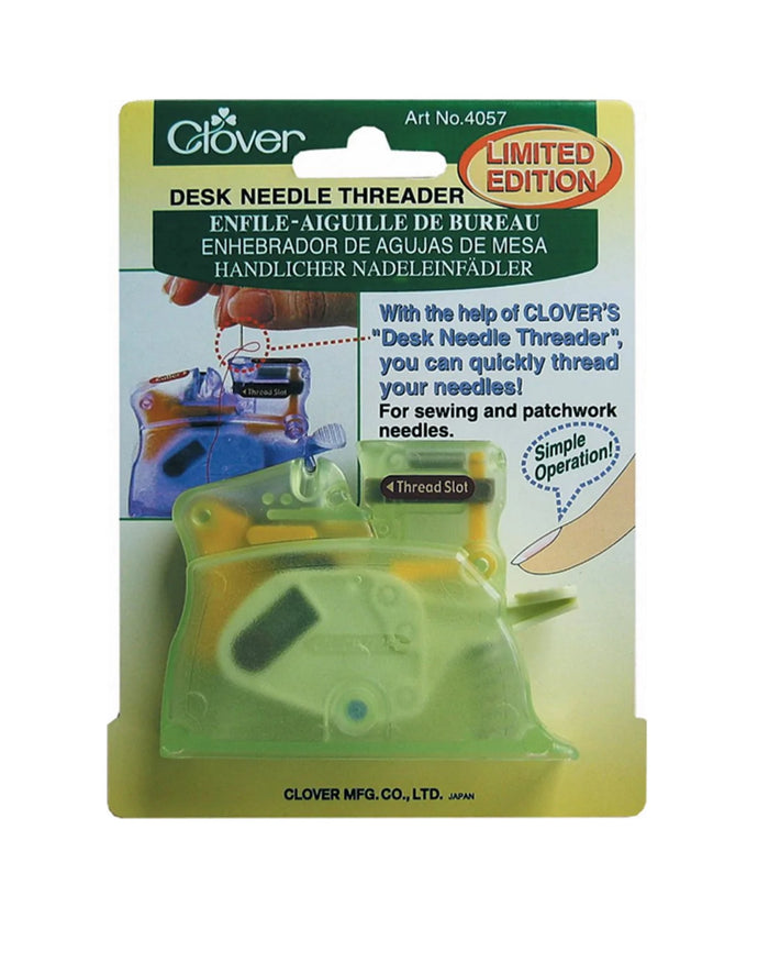 Desk Needle Threader - Zipper and Thread