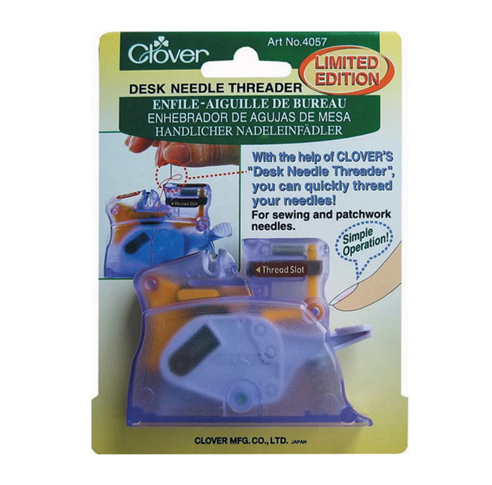Desk Needle Threader - Zipper and Thread