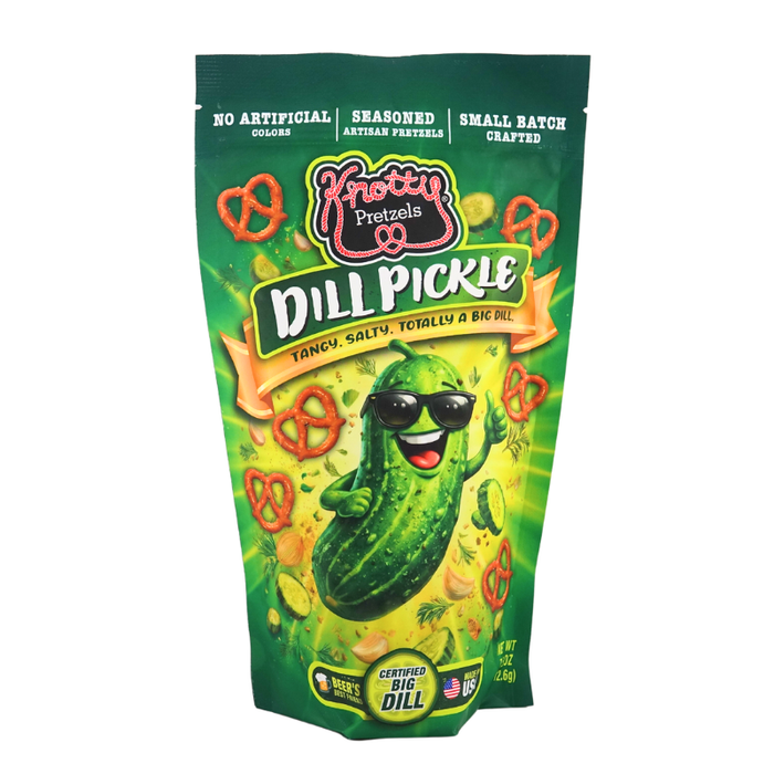 Dill Pickle Knotty Pretzels