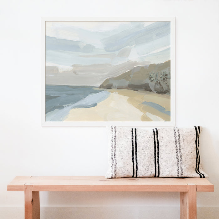 Down the Beach  - Art Print or Canvas - Jetty Home