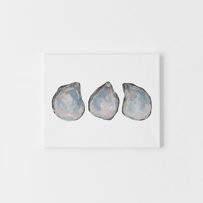 Drifted Oyster Trio - Art Print or Canvas - Jetty Home