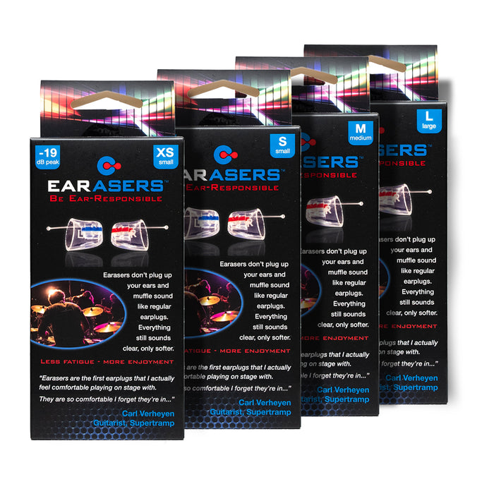 EARASERS - Musician's Ear Plugs for Hearing Protection