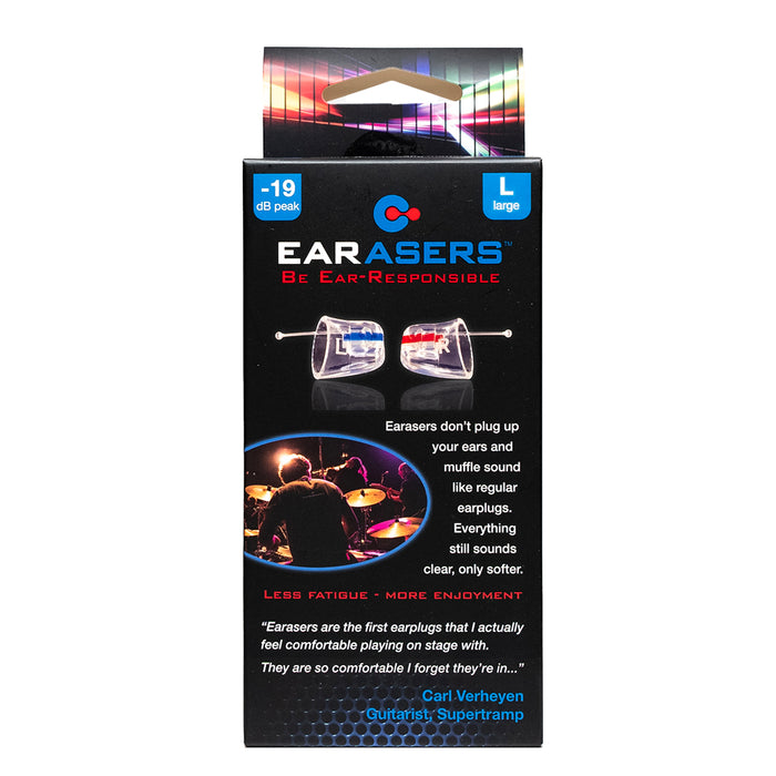EARASERS - Musician's Ear Plugs for Hearing Protection