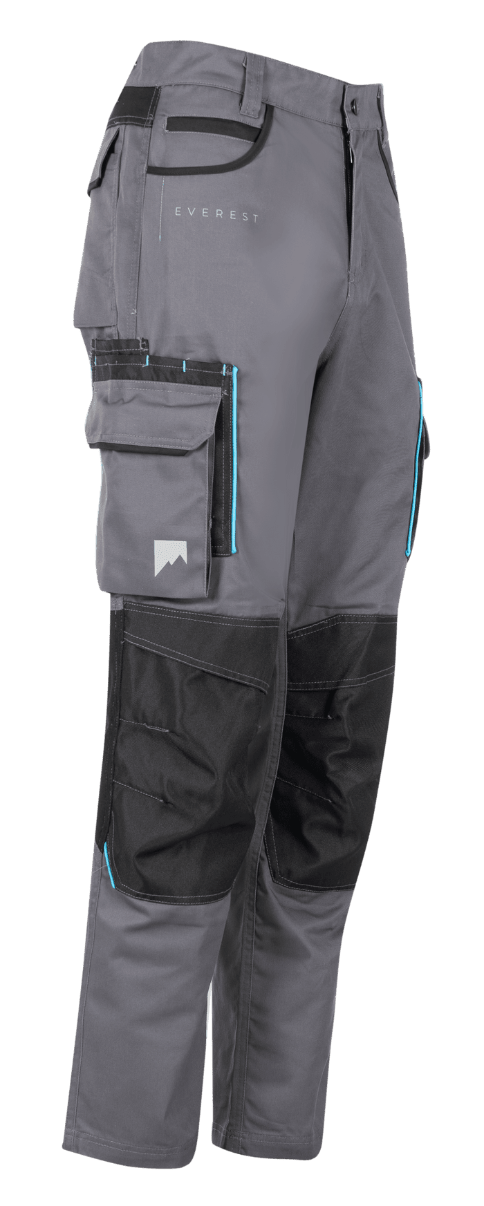 Everest Men's Protek Cargo Tech Pants Grey Black | Everest