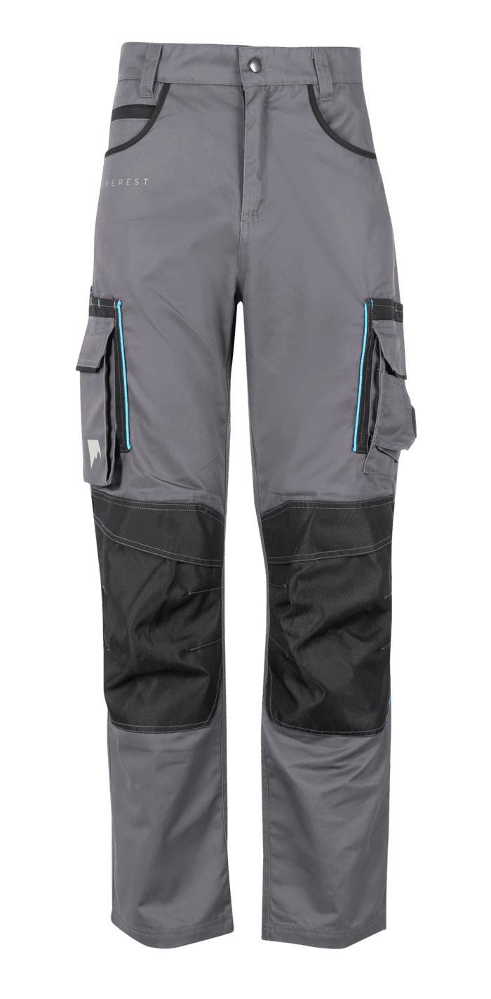 Everest Men's Protek Cargo Tech Pants Grey Black | Everest